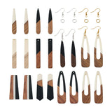 Resin Wood Earring Charms for Jewelry Making