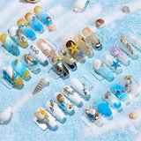 Sea Shells Pearl Resin Filler Rhinestones Epoxy Silicone Mold Jewelry