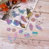 Stainless Steel Filigree Pendants Earring Making Kit
