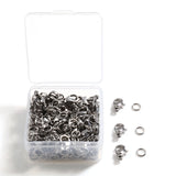Stainless Steel Lobster Clasp Jump Rings Silver for DIY Bracelets