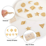 Stainless Steel Pendants Assorted Shapes for Jewelry Making