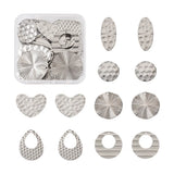 Stainless Steel Pendants Assorted Shapes for Jewelry Making