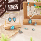Synthetic Turquoise Stone Pendants for DIY Jewelry Making
