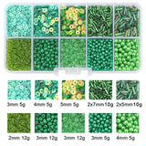 Glass Seed Beads & Sequin Set for DIY Jewelry Making, Bag Shoes Garments