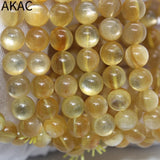Golden Lepidolite Bead Bracelet 8mm Natural Stone