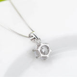 1CT Moissanite Pendant S925 Sterling Silver Jewelry Girl Gift
