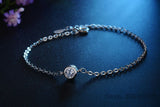 1Ct Moissanite Bracelet 925 Sterling Silver Chain Charms Luxe Jewelry