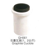 1Kg Graphite Induction Melting Furnace Ceramic Crucible for Silver Casting