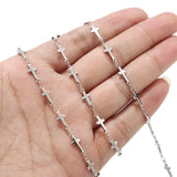 Stainless Steel Cross Chain DIY Jewelry Findings