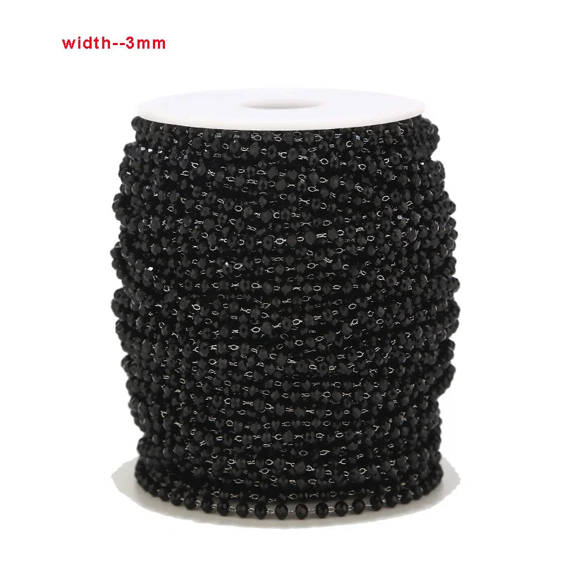 Monochrome Stainless Steel Link Chain Jewelry DIY Findings