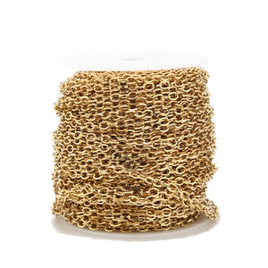 Stainless Steel Link Chain Necklace Bulk Cable 5*7mm Width Chain