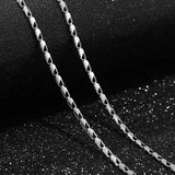 2.5mm Width Stainless Steel Charm Chains for DIY Jewelry Making