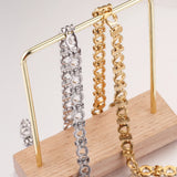 Gold-Plate Heart Bow Cable Chain for Jewelry Making