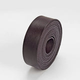 1M Flat Leather Strip Cord Strap for 20*2mm Braclet Necklace Diy