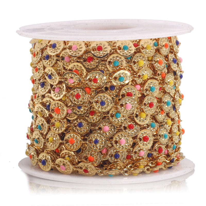 Boho Retro Gold-Plate Chain for Jewelry Making