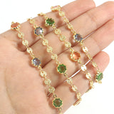 Stainless Steel Devil's Eyes Heart Butterfly Chains for DIY Jewelry