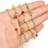 Stainless Steel Devil's Eyes Heart Butterfly Chains for DIY Jewelry
