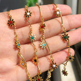Stainless Steel Crystal Beads Chain for Jewelry Making