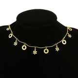 1M Stainless Steel Heart Star Evil Eye Beads Chain DIY Jewelry Making