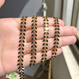Stainless Steel Dripping Leaves Chains DIY Jewelry Making