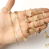 1M Music Pendant Rosary Chain for Jewelry Making DIY