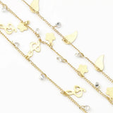 1M Music Pendant Rosary Chain for Jewelry Making DIY