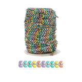 1M Stainless Steel Enamel Chevron Chains Fishbone Fishtail Herringbone
