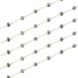 Stainless Steel Natural Stone Rosary Chains Necklace