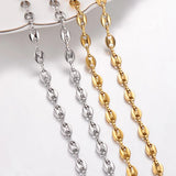 1M Hip Hop Stainless Steel Chain Necklace Bracelet DIY