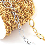 Gold-Plated Stainless Steel Chain for Jewelry Making Supplies