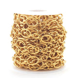 Gold-Plated Stainless Steel Chain for Jewelry Making Supplies