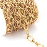 Gold-Plated Stainless Steel Chain for Jewelry Making Supplies