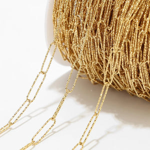 Stainless Steel Long Oval Link Chain for DIY Jewelry Making