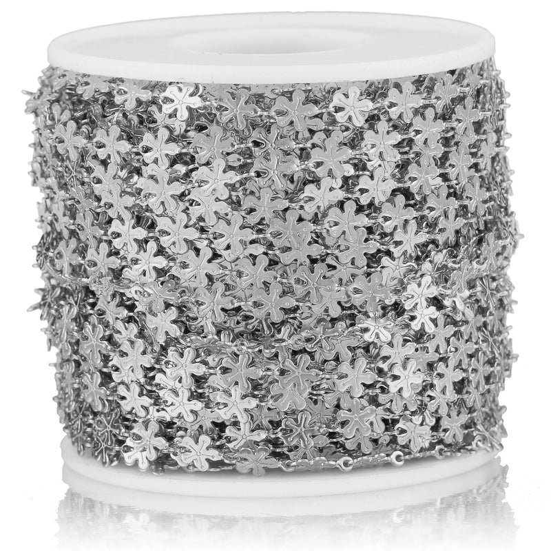 6mm Enamel Sun Flower Chain for DIY Jewelry Making