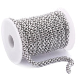 Stainless Steel 7mm Popcorn Chain DIY Hiphop/Rock Men Necklace