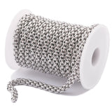 Stainless Steel 7mm Popcorn Chain DIY Hiphop/Rock Men Necklace