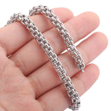 Stainless Steel 7mm Popcorn Chain DIY Hiphop/Rock Men Necklace