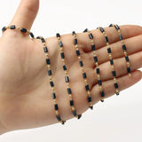 Stainless Steel Chain Stone Beads Jewelry DIY Accessories