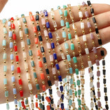 Stainless Steel Chain Stone Beads Jewelry DIY Accessories