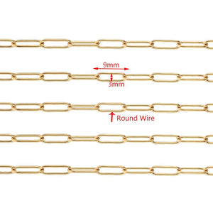 Stainless Steel Link Chain Oval Textured Necklace Chains DIY Men Women Jewelry