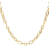 Stainless Steel Link Chain Oval Textured Necklace Chains DIY Men Women Jewelry