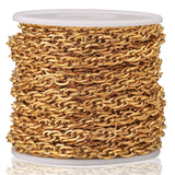 1M Stainless Steel Ripple Twist Chains for Hip Hop Necklace