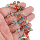 1M Irregular Crystal Stone Beads Chains DIY Jewelry Making