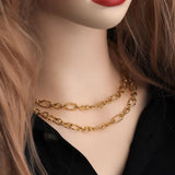 1M Stainless Steel Heavy Oval Cable Chain for Hip Hop Jewelry Making