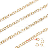 1M Stainless Steel Link Jump Rings Jewelry Making Water-Resistant Closed Ring