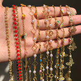 Star Butterfly Crystal Ankles Chains Jewelry Making Accessories
