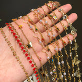 Star Butterfly Crystal Ankles Chains Jewelry Making Accessories