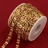 1M 7mm Stainless Steel Cable Chain Heart Bow Chain Anklet Necklace