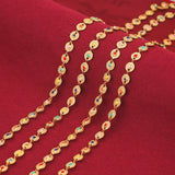 6mm Stainless Steel Chain Disc Plated Enamel Chains for Diy Jewelry Making