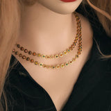 6mm Stainless Steel Chain Disc Plated Enamel Chains for Diy Jewelry Making